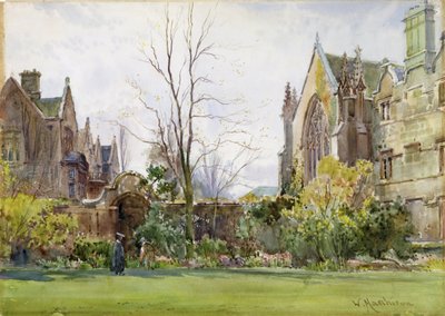 Radcliffe Quad, University College, Oxford by William Matthison